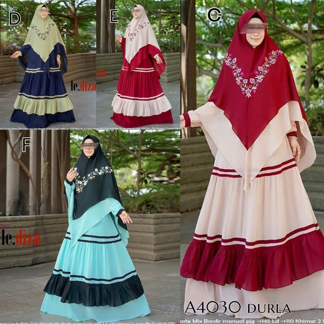 Gamis A4030 DURLA Original by LEDIZA