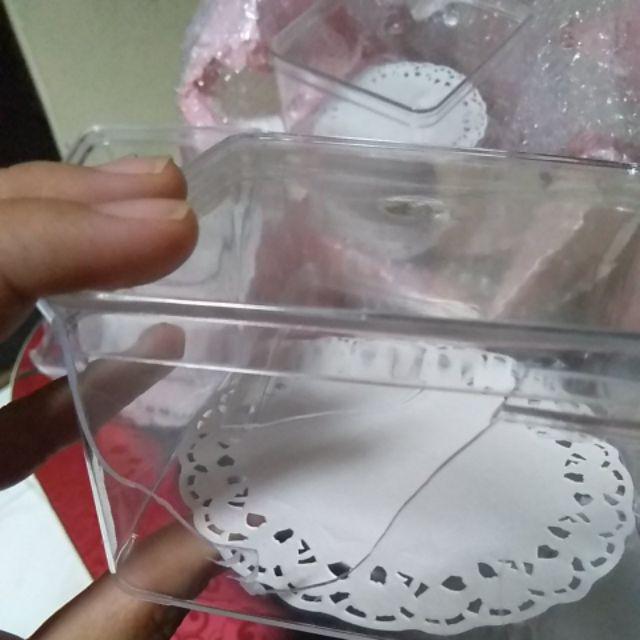 Toples Kue Kering Toples Kotak Makanan 250gr 1lusin 12 Pcs