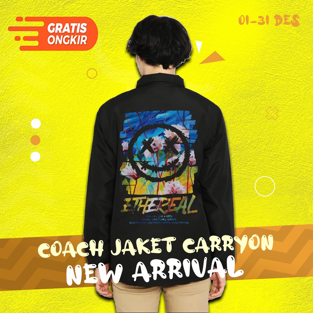 Jaket Coach jaket Ethereal Best Seller Import Japan Original Murah