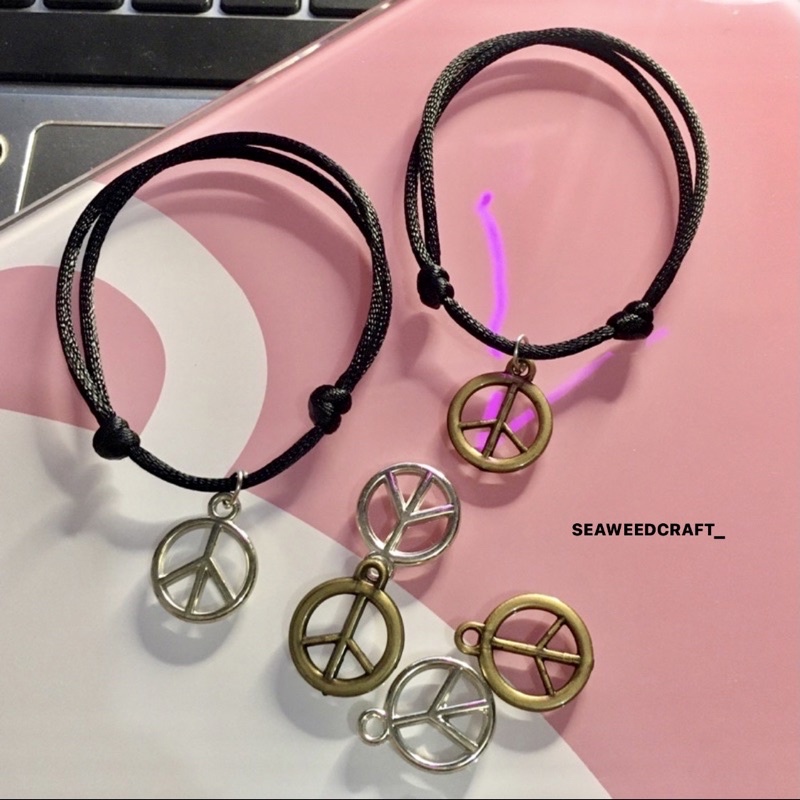 GELANG PEACE SILVER &amp; BRONZE EDITION