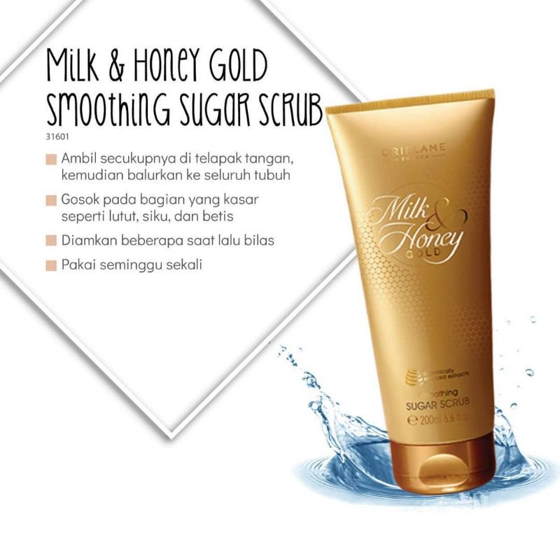 Milk &amp; Honey Gold smoothing Sugar Scrub 200ml