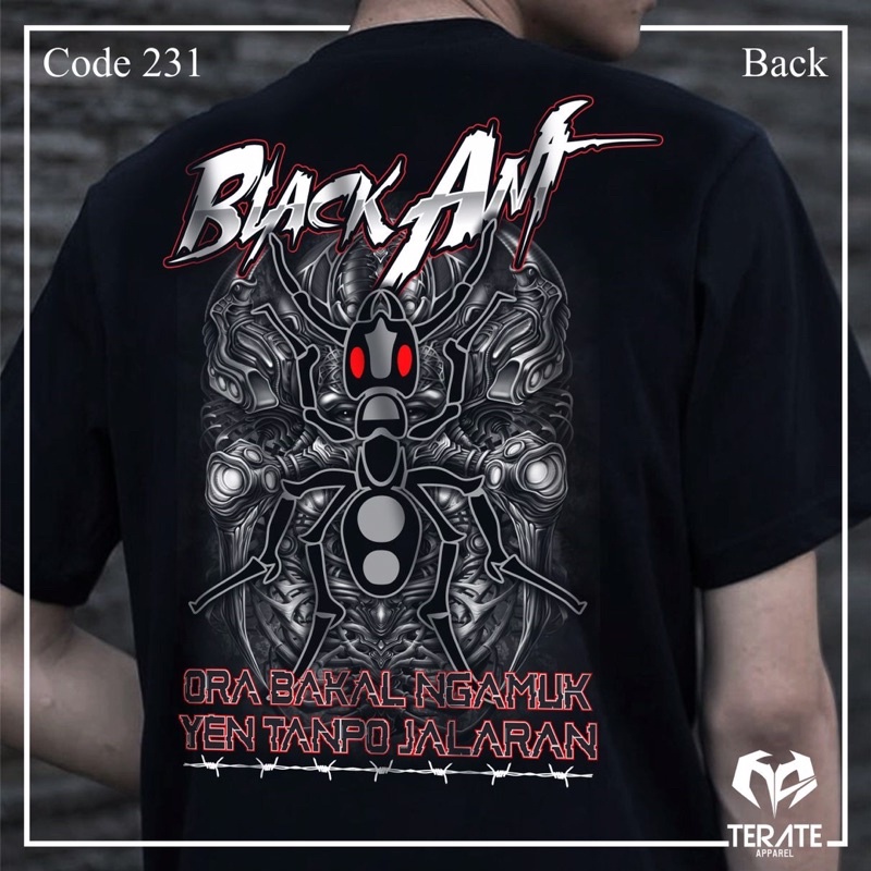 KAOS PSHT BLACK ANT SEMUT IRENG TERBARU BISA COD