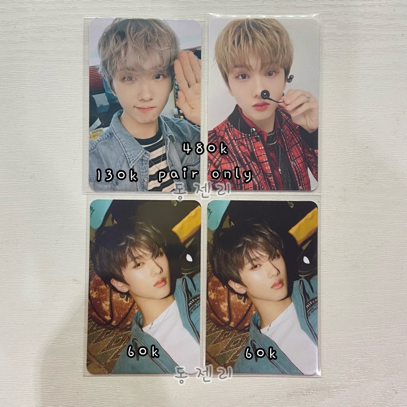 pc jisung nct dream mumo hot sauce kihno arrival resonance sticker deco konsep selca md merch album