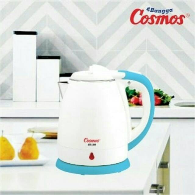 Cosmos Kettle/ Teko Listrik Double Layer Anti panas CTL-210 1,2Liter 600Watt