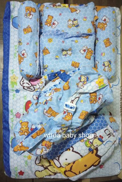 KASUR BAYI MATRAS  SET 6 in 1 Chekido Besar  Paket Kado-3