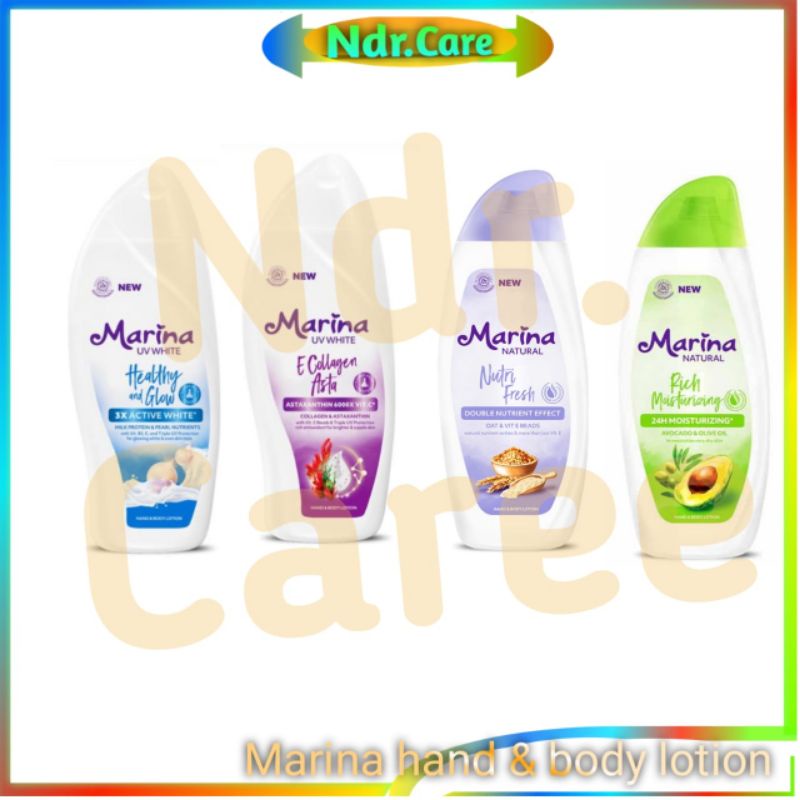 Marina Hand &amp; Body 185ml - 460ml