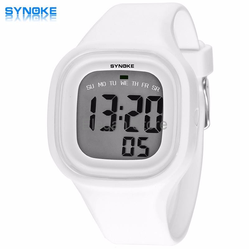 ELEGAN jam tangan wanita perempuan original Anti air SYNOKE Warna Putih