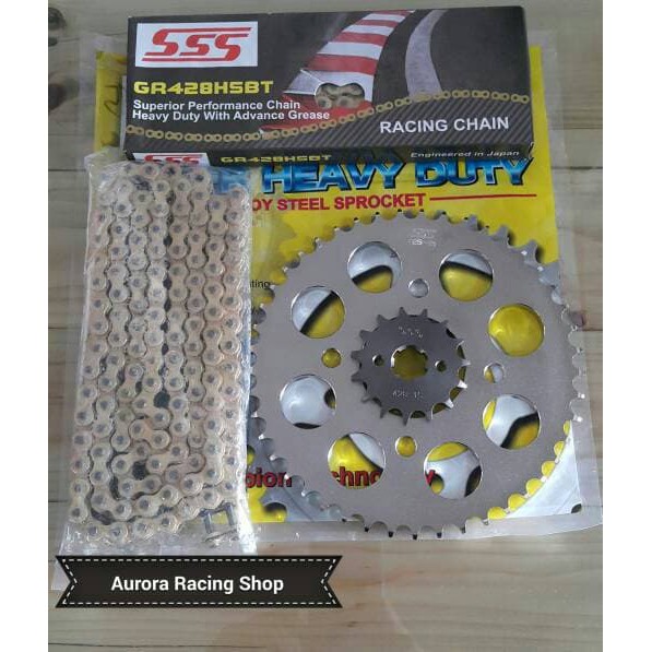 Q.W733 Gear Set SSS 428 Honda Tiger