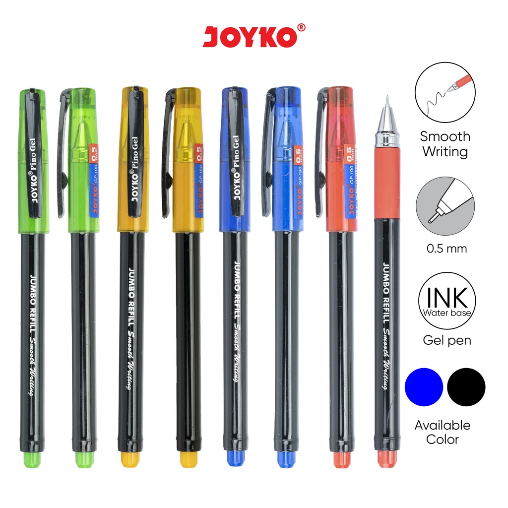 Gel Pen Pulpen Pena Joyko GP-190 Pino Gel 0.5 mm