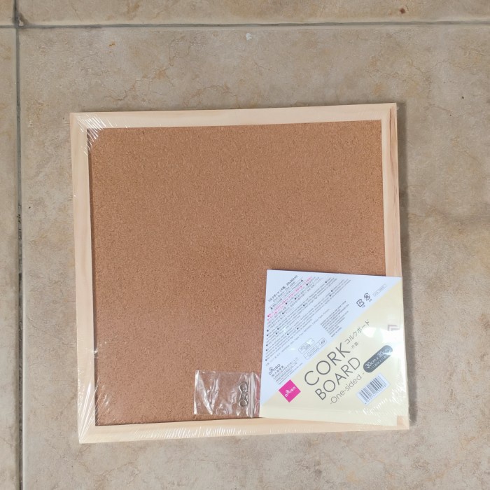 

(BISA COD) Cork board papan gabus papan memo satu sisi