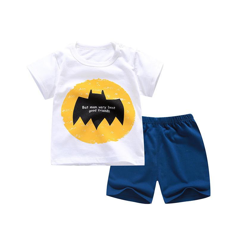 Setelan Fashion [ Bat Man ] Baju Anak Laki-laki &amp; Perempuan [ Usia 2 -5 Tahun ] HM691