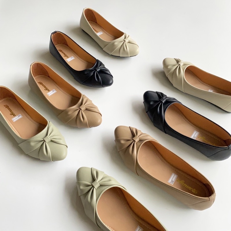 DN30 - Sepatu Wanita Flat Shoes Non Slip Karet