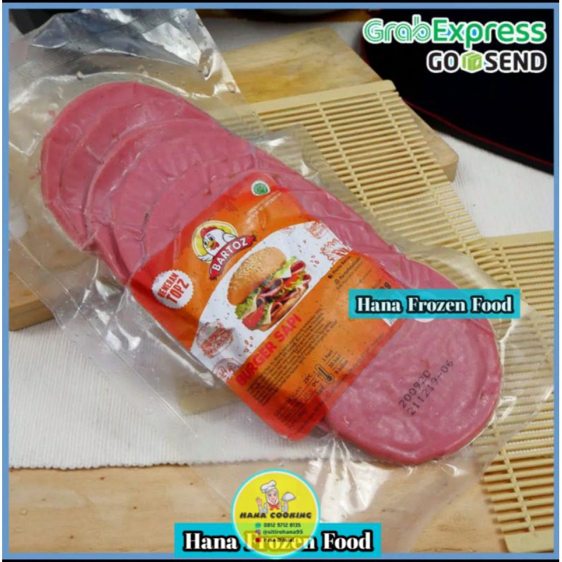 

DAGING BURGER SAPI BARTOZ 250 GRAM