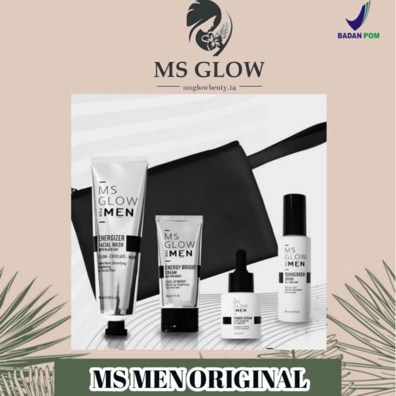 MS GLOW MEN / SKINCARE MS GLOW MEN / SKINCARE MS GLOW PRIA / MS GLOW MEN ORIGINAL / MS GLOW MEN BPOM