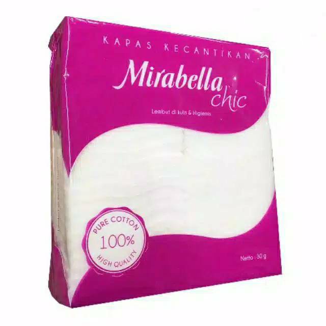 [Per Pc] Kapas Make Up Kecantikan Mirabella Chic 30g