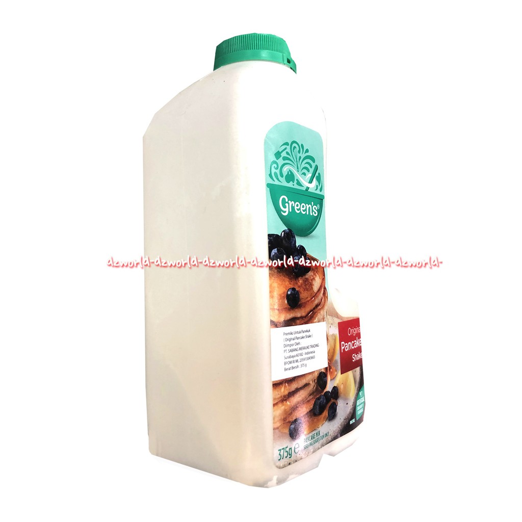 Green's Original Pancake Shake 325gr Premiks Tepung Instan Kocok