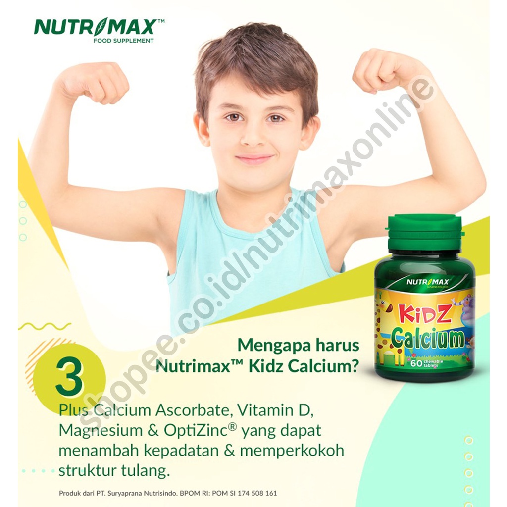 Image of Nutrimax Kidz Calcium Isi 30 Vitamin Kids Kalsium #4