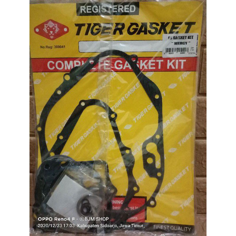 Packing Paking Perpak Gasket Fullset Full Set Kawasaki Binter Merzy KZ 200 Platina