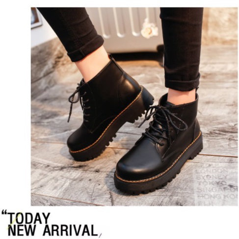 Sepatu Boots Martin DEWASA Model British  Sepatu boots DEWASA HITAM COKLAT IMPORT