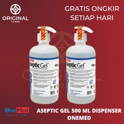 HAND SANITIZER GEL PLUS ASEPTIC GEL PLUS ONEMED 500 ML