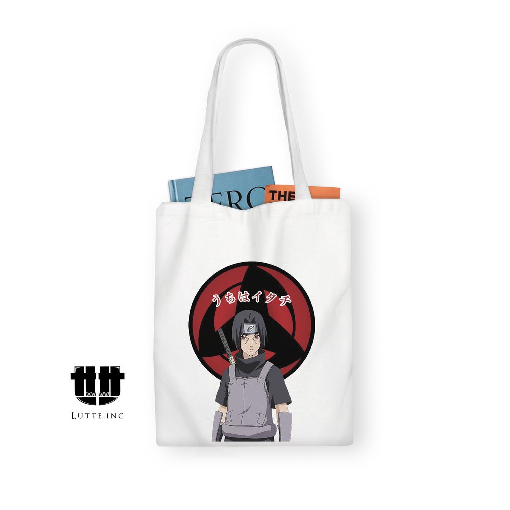 New Itachi Uchiha Tote bag Anime Totebag Kanvas Premium ToteBag Lutte.Inc  ( Naruto Series )