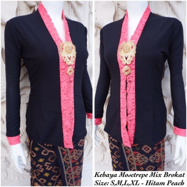 ATASAN KEBAYA Kartini Mostcrepe Mix Brokat