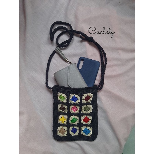 READY STOCK❗❗❗ TAS SELEMPANG RAJUT | TAS WANITA | TAS MURAH | TAS HP