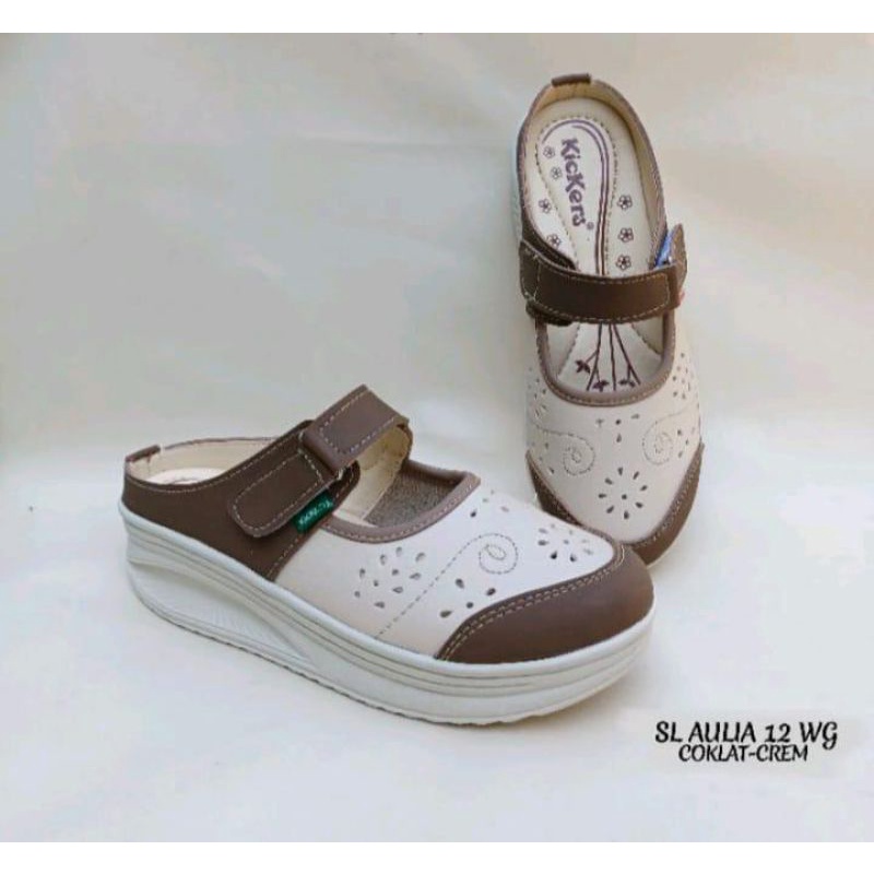 selop wedges wanita kekinian murah. sl aulia 12 wg kun