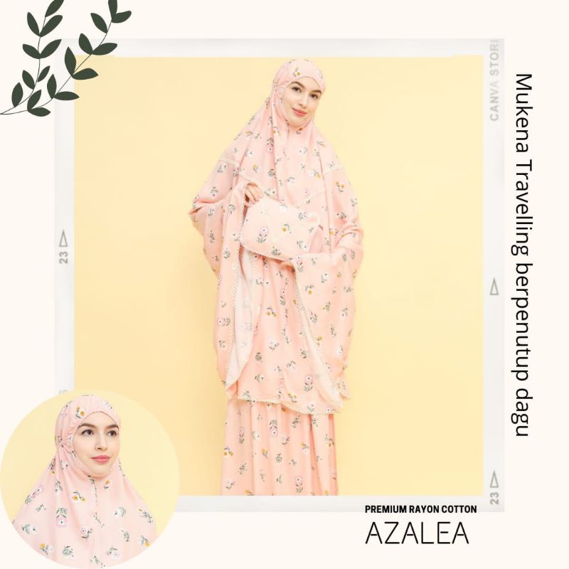 mukena syari plus sajadah model telekung malaysia dagu tertutup