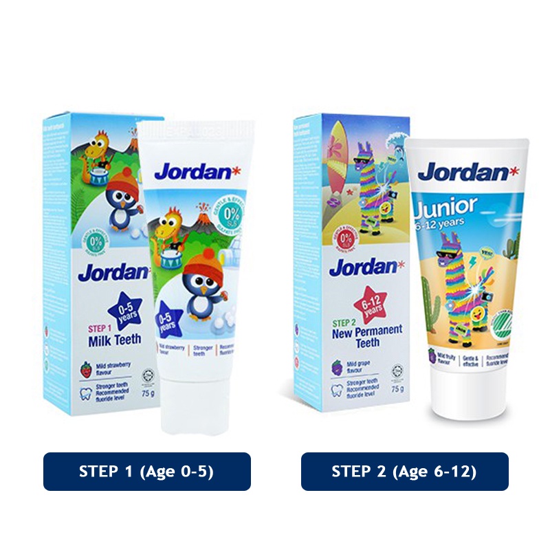 JORDAN Toothpaste/ Pasta Gigi Anak / Odol Anak - JB