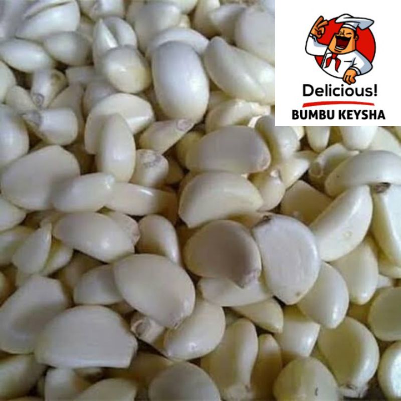 

Bawang putih kupas 100 gr