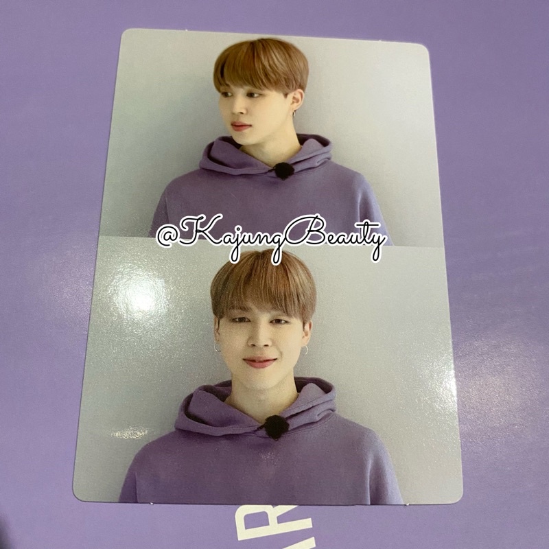 100% official BTS merch box 3 photocard PC official jimin