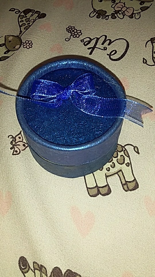 Anting Kotak Perhiasan Cincin Bulat Busur Cetak Kotak Perhiasan