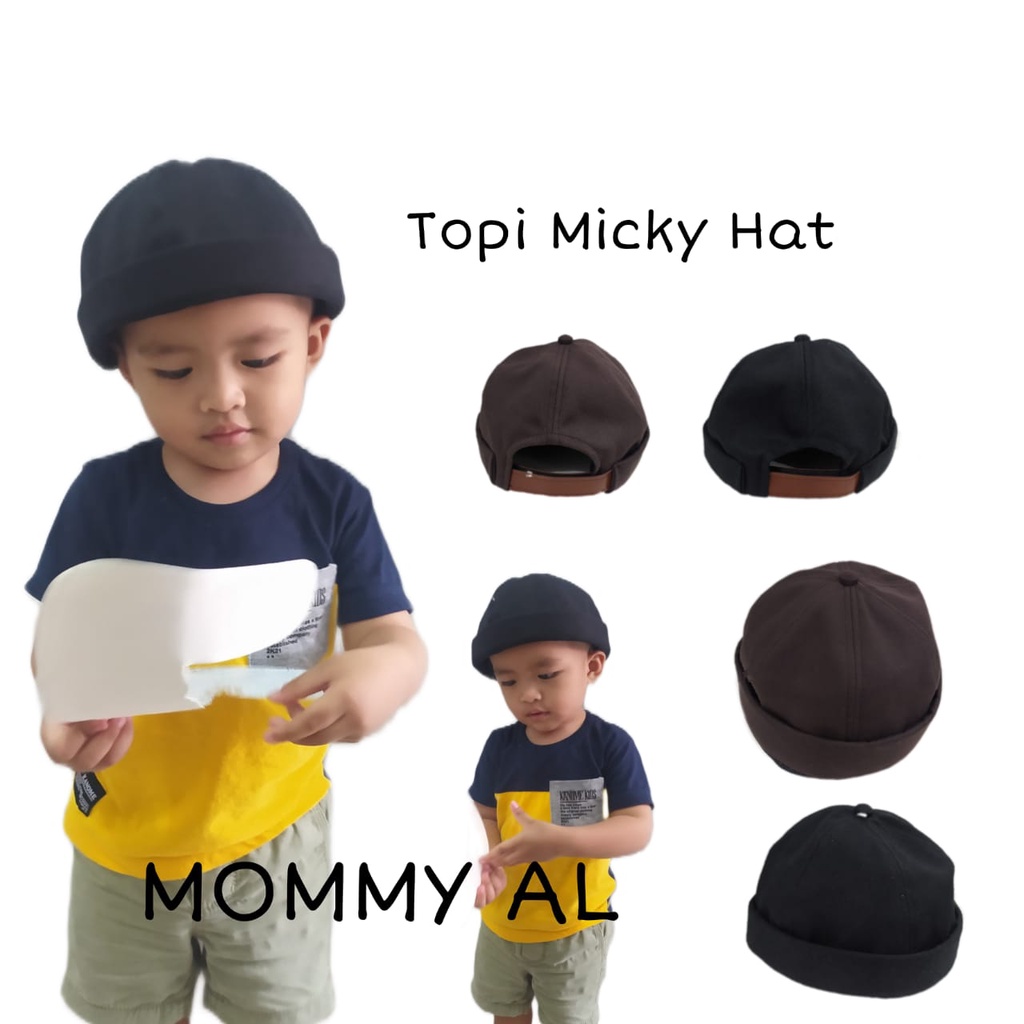 TOPI MIKIHAT 6-15 TAHUN/topi miki hat peci/topi anak laki laki 5 tahun/topi anak 3 tahun/topi b/topi anak 4 tahun/aksesoris/topitopi