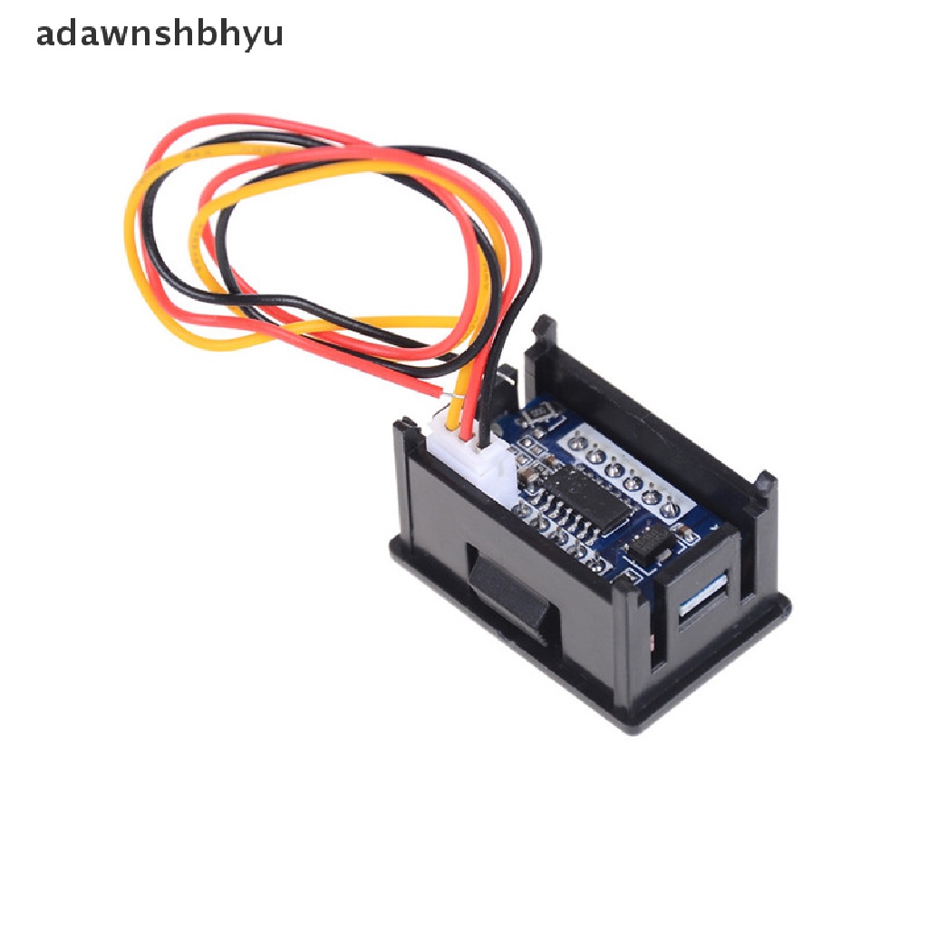 Adawnshbhyu DC 0-100V LED Mini Digital Voltmeter Volt Meter Pengukur Tegangan Panel Meter 3kabel