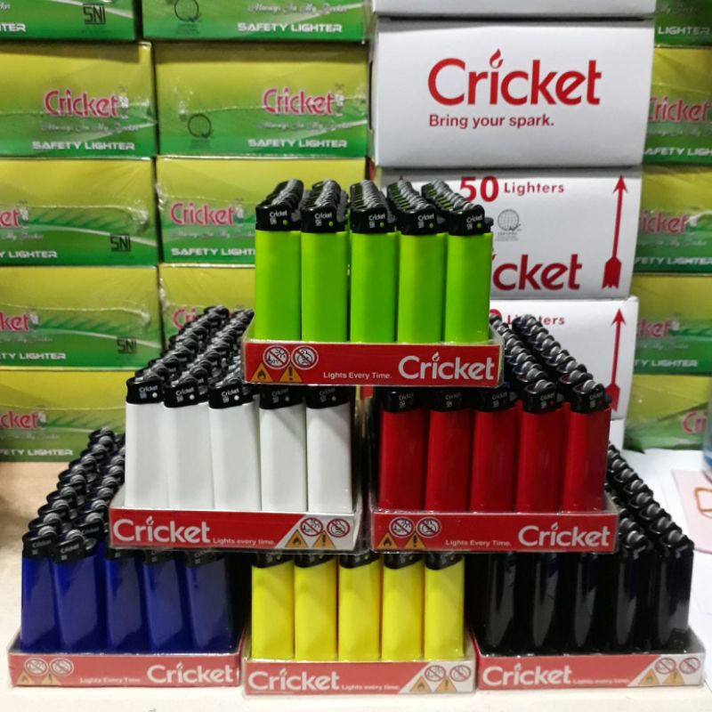 Korek Cricket Original POLOS HITAM PUTIH / ECER DAN GROSIR