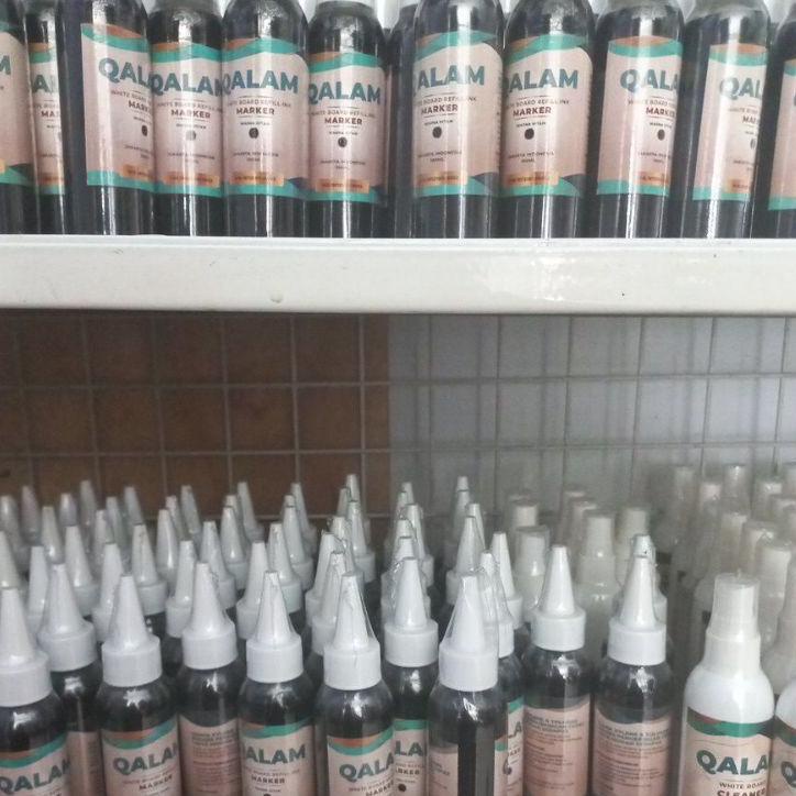 

Terbaik Tinta spidol whiteboard QALAM 100ml/ isi ulang spidol non permanen