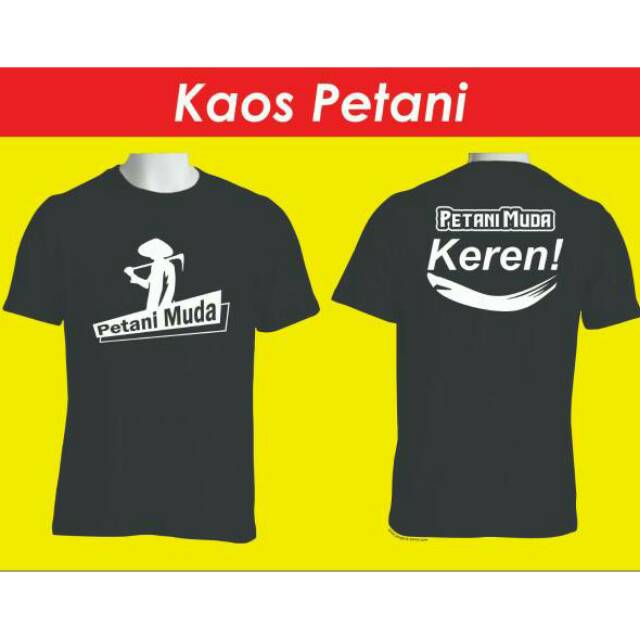 Kaos petani muda keren