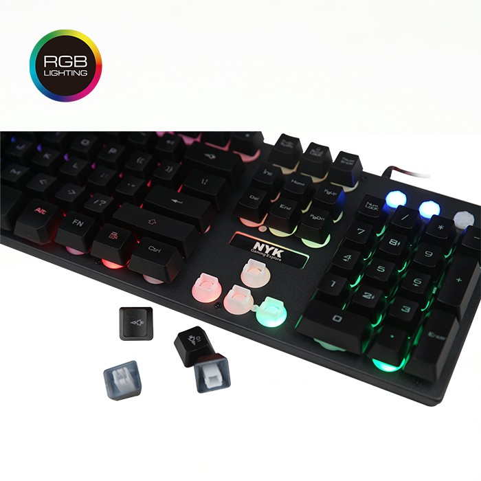 NYK KR201 / KR-201 RGB Gaming Keyboard