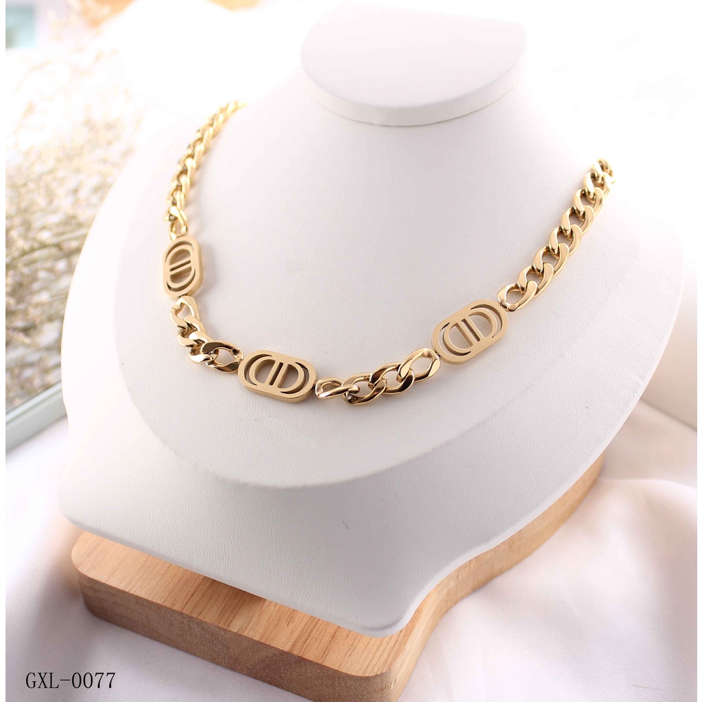 Set Kalung/Gelang  Titanium Perhiasan Fashion 0077