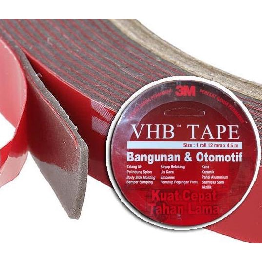 

☊ Double Tape 3M VHB 12 mm x 4,5 m ORIGINAL / DOUBLE FOAM TAPE ☈