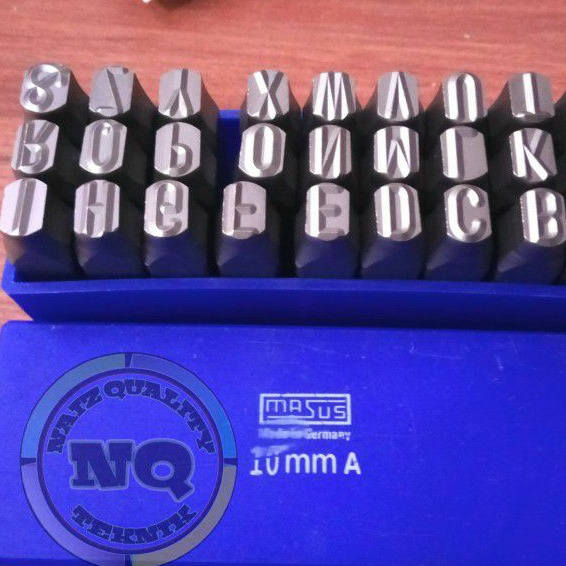 

MASUS Germany Huruf Ketok 10 mm Stamp Punch Letter A - Z