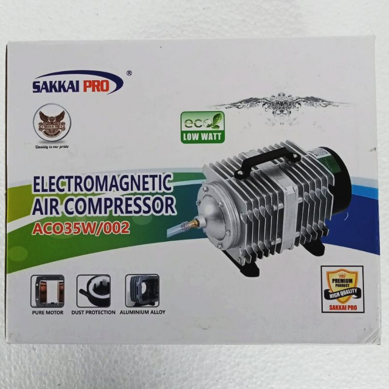 airpump aerator 6 lubang SAKKAI PRO ACO 002 35 WATT aquarium kolam mesin pompa gelembung udara