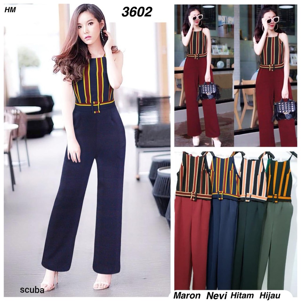 JUMPSUIT SCUBA KOMBI BUBLE CREPE 3602 MV_IMPORT