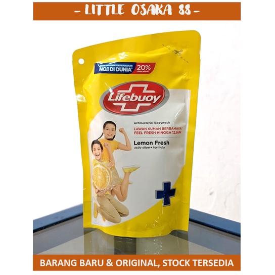 Lifebuoy Antibacteria Bodywash Refill 250 ml Sabun Cair Mandi Lifebouy