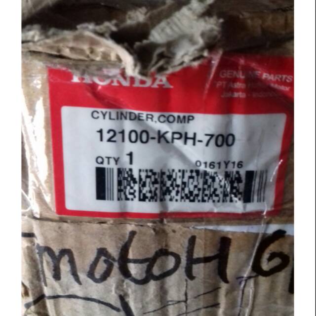 Blok seher supra x125 injeksi original