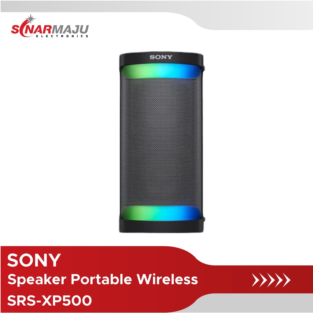 Speaker Aktif Portable Wireless Sony SRS-XP500 XP500 SRSXP500