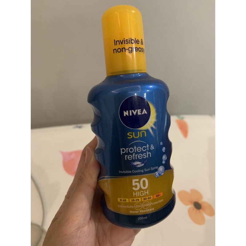 Preloved - Nivea sunscreen SPF50 spray
