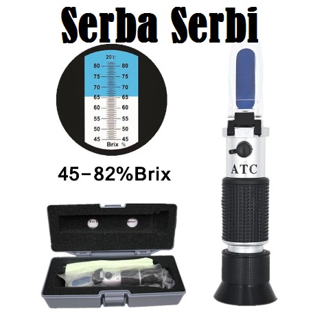 Brix Refractometer for sugar REFRACTOMETER BRIX 45-82% (Saccharimeter)