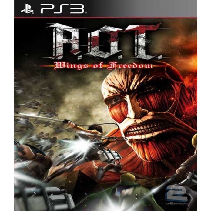 Blu-ray Disc game ps3 cfw/hen Attacks On Titan Wing Of Freedom
